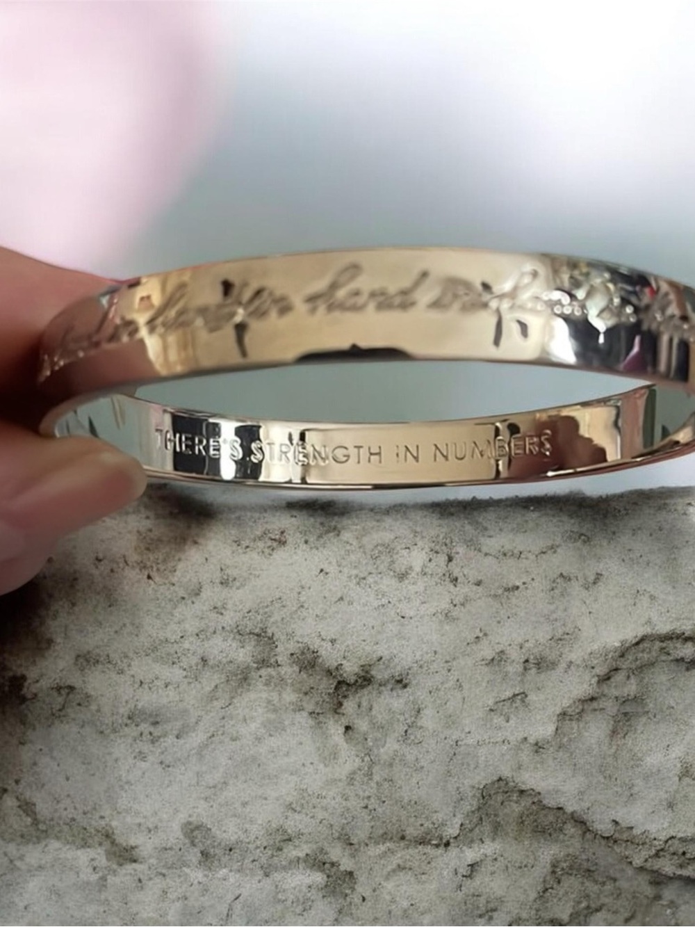 Kate Spade "There's Strength in Numbers" Bangle 1992